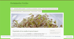 Desktop Screenshot of germinadosverdes.com